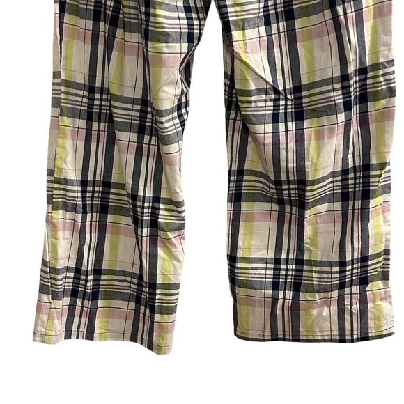 Tommy Hilfiger Womens Plaid Pajama Pants Multicolor Pink Yellow Size L - Picture 12 of 13